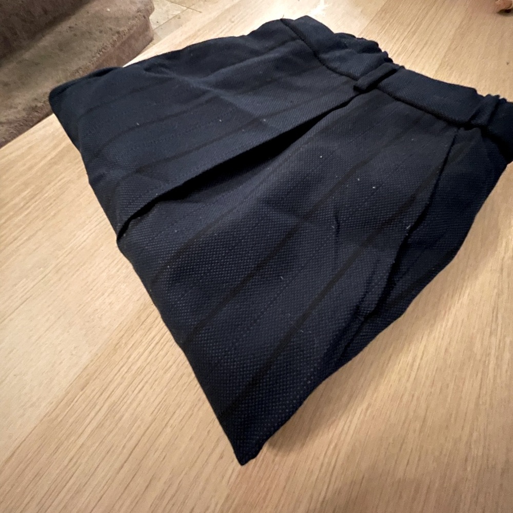 Dark Navy Blue Pants w/ Black Pinstripes - Size:36x32